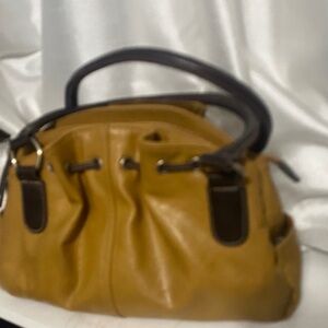 Bueno Tan and Brown Satchel